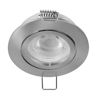 14 x Brand New YanFeiYit LED recessed ceiling spots lamp recessed spotlight ceiling spot dimmable swiveling flat 68mm 38 230V 5W pack of 3 - neutral white  - RRP €366.94