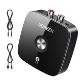 1 x RAW Customer Returns UGREEN Bluetooth 5.3 EDR Receiver HiFi Jack 3.5mm 2RCA Bluetooth Audio Adapter Built-in A2DP Hifi Stereo Music with 2RCA Cable and 3.5mm AUX for Speaker Amplifier - RRP €22.02