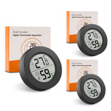 29 x Brand New Mini Thermometer Indoor Hygrometer 3pcs LCD Bedroom Digital Humidity Meter Indoor Black - RRP €363.37