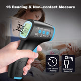 1 x RAW Customer Returns Fever Thermometer Contactless Infrared Forehead Thermometer for Baby Adults, Digital Thermometer Fever with Immediate and Accurate Readings, Fever Alarm, 50 Memory Function - RRP €20.16