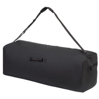 1 x RAW Customer Returns 100L Canvas Travel Bag, Extra Large Travel Bag, Water Resistant, for Outdoor Sports and Camping 100L, Black  - RRP €43.26