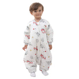 1 x RAW Customer Returns Mosebears Baby Sleeping Bag - 2.5 TOG Unisex Cotton Sleeping Bag for Babies, with Removable Sleeves, 18-36 Months Height 85-95 cm  - RRP €28.36