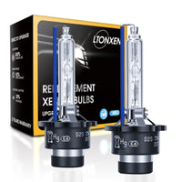 1 x RAW Customer Returns D2S Xenon 8000K Burner, 12V 35W Cold Blue Car Headlight Bulb HID Discharge Lamp Replacement Kit 2 Pack  - RRP €28.75