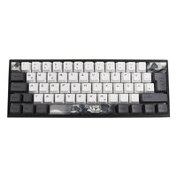 1 x RAW Customer Returns JSJT Ink Lotus Keycaps 140 Keys German Keycaps PBT OEM Profile Keycaps Keycaps Only for 61 68 84 87 96 108 Cherry MX Switches ANSI ISO Layout Mechanical Keyboards - RRP €41.34