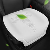 1 x RAW Customer Returns SanQing 3PCS Car Seat Cover Luxury Leather Seat Covers for Model 3 Y Car Seat Bottom,Seat Cushion Protector Without Backrest White, Model 3  - RRP €70.58