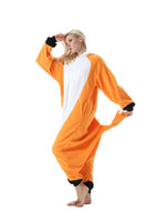 1 x RAW Customer Returns AKAAYUKO Women Men Carnival Costume Pajamas Christmas Animals Onesie Halloween Jumpsuit Pajamas Carnival Costumes Overall Nightwear Foxes-XK - RRP €30.24