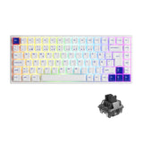 1 x RAW Customer Returns Akko 3084B Plus RGB Mechanical Gaming Keyboard, Nordic Layout, Wireless Backlit, 85 Computer Keyboard with PBT Keycaps, Full Anti-Ghosting, Programmable, for Window Laptop Jelly Black  - RRP €67.28