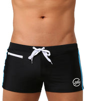 1 x RAW Customer Returns AIEOE Men s Swim Trunks with Padding Swim Shorts with Pocket and Drawstring Swimming Trunks Black XL - RRP €22.18