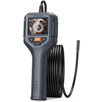 1 x RAW Customer Returns DEPSTECH Endoscope camera with light, 1080P HD inspection camera live image with 2X zoom 2.4 inch IPS screen, sewer camera pipe camera 5m snake camera home inspection tool - RRP €40.99