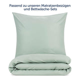 1 x RAW Customer Returns Blumtal Pillowcase 50 x 70 Set of 2 - Microfiber Cushion Cover - Pillowcases with envelope closure, Oeko-Tex certified, Extra Soft and Washable - Summer green - RRP €10.99