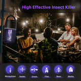 1 x RAW Customer Returns Electric insect killer, 2 in 1 electric mosquito lamp, insect trap, mosquito killer with UV lamp, electric mosquito trap, mosquito killer for bedroom, camping, garden, indoor and outdoor - RRP €31.25