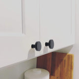 1 x RAW Customer Returns goldenwarm 5 pieces furniture knobs vintage cabinet knobs black door handles kitchen LS5310BK kitchen handles black handles for kitchen cabinets furniture knobs black drawer knobs dresser - RRP €15.82