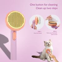 16 x Brand New Pet Dog Brush Cat Brush, Pet Brushes, Hair Remover Pet Brush for Long Hair and Short Hair Purple  - RRP €172.16