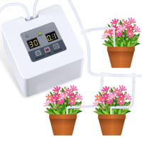 1 x RAW Customer Returns Automatic Watering, DIY Watering System, Automatic Pot Sprinkler, for 10 Indoor Potted Plants - RRP €46.93