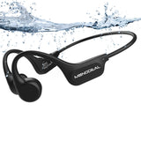 1 x RAW Customer Returns MONODEAL Swimming Headphones, IP68 Bone Conduction Headphones Bluetooth 5.3 Sport Bone Conduction Wireless Swimming Built-in 32GB MP3 Player Memory, Open Ear Headphones for Swimming Running  - RRP €65.24