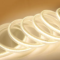 1 x RAW Customer Returns XUNATA COB LED Strip Flexible 220V, IP65 Waterproof, High Brightness LED Tapes with 360 LEDs m with Power Cable 5m, Natural White, 4000K  - RRP €20.4