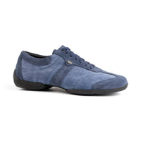 1 x RAW Customer Returns Portdance Men s Sneakers Dance Sneakers PD Pietro Street - Denim Blue - Sneaker Sole EUR 42  - RRP €36.42