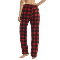 1 x RAW Customer Returns LANBAOSI women s checked pajama bottoms, soft pajama bottoms for women, jogging trousers, long opaque sports trousers, ideal for sleeping, running and walking - RRP €18.14