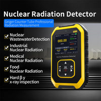 1 x RAW Customer Returns GC01 Geiger Counter Radioactivity Dosimeter Geiger Counter Radiation Meter Radiation Detector Supports three alarm modes sound flash and vibration on nuclear physics, environmental monitoring. - RRP €60.49