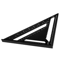 2 x RAW Customer Returns Beslands Carpenter s Square Protractor Metric Triangle Ruler, Aluminum, 300mm 12 inch Square High Precision Measuring Tool for Carpenter - RRP €41.52