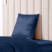 1 x RAW Customer Returns THXSILK 25 Momme Silk Pillowcase for Hair and Skin - Mulberry Silk Pillowcase - Hypoallergenic with Hidden Zipper - Pure Silk on Both Sides ... Navy Blue, 80x80cm  - RRP €55.99