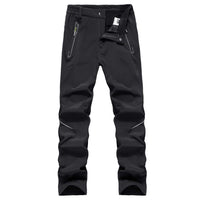 1 x RAW Customer Returns BWBIKE Men s Winter Thick Fleece Warm Pants Windproof Water Repellent Trousers Hiking Trousers Soft Shell Trousers for Men - RRP €42.99