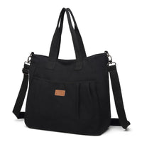 1 x RAW Customer Returns Myhozee Handbag Women Canvas Shoulder Bag,Bags Ladies Beach Bag Shoulder Bag Large Crossover Bag Hobo Bag for Girls - RRP €21.17