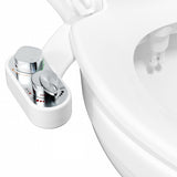 1 x RAW Customer Returns Hibbent toilet bidet, cold hot water bidet shower toilet without electricity , intimate cleaning with self-cleaning jets, water jet adjustable butt shower and lady shower - RRP €61.99