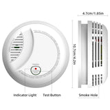 3 x Brand New Smoke Detector, Fire Alarm with Photoelectric Sensor, Smoke Detector, Certified in 14604, Does Not Support WiFi Connection APP 437-3PCS  - RRP €60.9