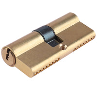 1 x RAW Customer Returns ORTAVA locking cylinder, 32.5 32.5 cylinder lock, total length 65mm locking cylinder, profile double cylinder with two screws, can be combined for all types of doors - RRP €8.36