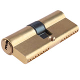 1 x RAW Customer Returns ORTAVA locking cylinder, 32.5 32.5 cylinder lock, total length 65mm locking cylinder, profile double cylinder with two screws, can be combined for all types of doors - RRP €8.36