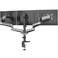 1 x RAW Customer Returns HUANUO Monitor Mount 3 Monitors for 17-32 inch Screens, Screen Mount 3 Monitors Height Adjustable, Monitor Arm, Carry 8 kg per Arm - RRP €179.99