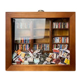 1 x RAW Customer Returns Dropfree fear bookcase shake your fear bookcase miniature book decoration - RRP €21.6