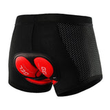 1 x RAW Customer Returns NuCamper Men s Cycling Underpants Padded with Elastic 5D Gel Seat Pad Shockproof Quick-drying Breathable Cycling Underpants Bicycle Underwear - RRP €18.65