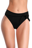 1 x RAW Customer Returns SHEKINI Women s Bikini Bottoms Black Tummy Control Swimming Shorts High Waist Ruched Bikini Bottoms Retro Abdominal Control Swimsuit Swimming Trunks S, Black A  - RRP €25.4