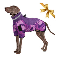 1 x Brand New Vivi Bear Waterproof Dog Coat, Dog Jacket for Medium Dogs, Windproof Warm Winter Jacket with Safe Reflective Strips Harness D-Ring for Outdoor Leisure Training, Sports and Hunting, 4XL - RRP €25.99