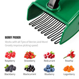 1 x RAW Customer Returns Spesh Berry Picker Berry Comb Blueberry Picker Shovel Tool For Picking Raspberries, Blackberries, Blueberries and Currants Green Black  - RRP €17.99