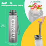 1 x RAW Customer Returns Sahara Sailor drinking bottle, sports drinking bottle, BPA-free Tritan 1L leak-proof sports water bottle, sports bottle for cycling, camping, yoga, gym. by Gohippos 1 bottle  - RRP €22.0