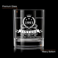 11 x Brand New LIGHTEN LIFE 31 birthday gifts for men,1993 whiskey glass in valuable wooden box,360 ml whiskey bourbon glass for 31 year old father,husband,boyfriend-360 ml - RRP €164.89