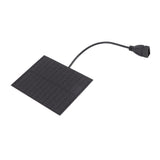 1 x RAW Customer Returns Portable Solar Panel, Portable Outdoor Solar Panel 5W 5V Small Lightweight Solar Panel Kit with USB Plug for Mobile Phones MP3 Solar Panels - RRP €10.34