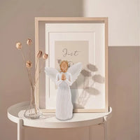 1 x RAW Customer Returns Praying angel, angel sculpture guardian angel collectible figure hand carved with gift box, encouragement gift to show love, sympathy, gratitude, grief, friendship or prayer - RRP €15.12