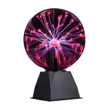 1 x RAW Customer Returns DELIPOP Plasma Ball Lamp, 6 Inch Magic Plasma Light, Touch Sensitive Plasma Lamp for Creative Decoration and Novelty Gift, 220 V, Red Light - RRP €33.31