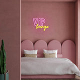 1 x RAW Customer Returns VIP Lounge Neon Signs for Wall Decor VIP Neon Light for Room Decor USB Powered VIP Light Sign for Office Hotel Bar Cafe Shop Pink and Yellow  - RRP €38.64