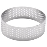 1 x Brand New Fhdpeebu 10 Pack Stainless Steel Cake Ring, Heat Resistant Perforated Cake Mousse Ring, Round Ring for Baking Donut Tools, 5.9 cm - RRP €20.4