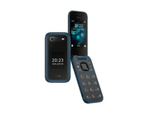 1 x RAW Customer Returns Nokia 2660 - 4G Dual Sim Mobile Phone, 2.8 Display, Large Buttons, SOS Button, Camera, Bluetooth, Wireless FM Radio and MP3 Player, Large Battery, Blue, Italy - RRP €76.89