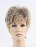 1 x RAW Customer Returns Tsnomore More Stylish Shaggy Blonde Short Straight Capless Synthetic Wig - RRP €20.16