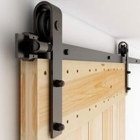 1 x RAW Customer Returns Wolfbird rail set for sliding door, 200 cm, T-piece - RRP €24.0