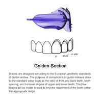 1 x RAW Customer Returns KOHEEL DN braces for crooked teeth Adjustable - RRP €67.24