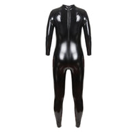 1 x RAW Customer Returns LEOHEX Glossy Enameled Stretch Bodysuit Sexy Rubberized Bodycon Full Body Catsuit Clubwear Dance Party Costume Wet Look Black, XL  - RRP €87.72