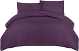 1 x RAW Customer Returns Utopia Bedding Duvet Cover Bed 105 - Microfiber Duvet Cover Set 200x200 cm and 2 Pillowcases 50x75 cm Purple  - RRP €17.12